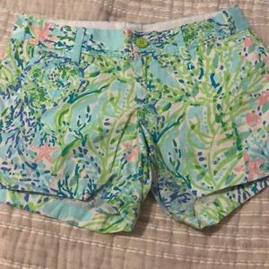Lilly Pulitzer size 4 Callahan shorts